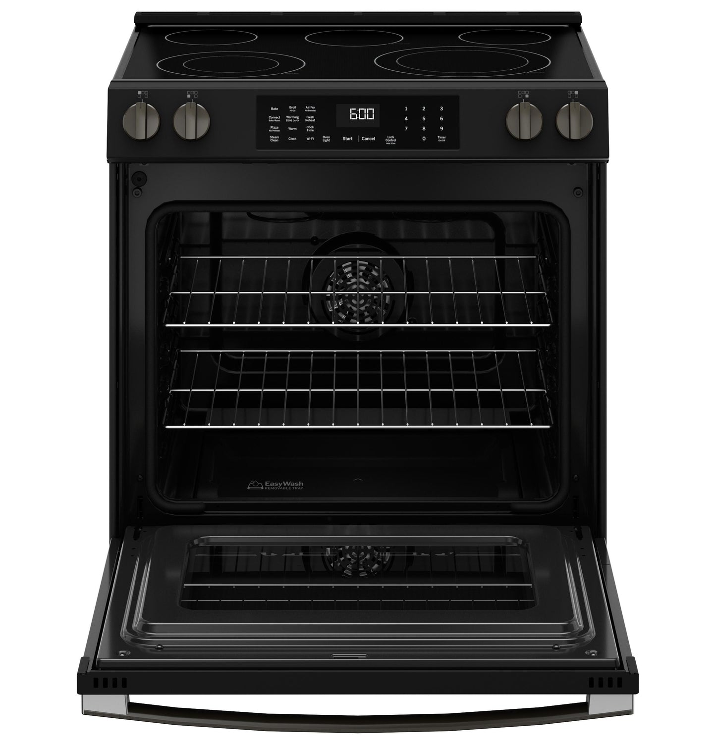 GE APPLIANCES GRS600AVDS GE(R) 30" Slide-In Electric Convection Range with No Preheat Air Fry and EasyWash(TM) Oven Tray - GRS600AVDS-KT