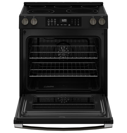 GE APPLIANCES GRS600AVDS GE(R) 30" Slide-In Electric Convection Range with No Preheat Air Fry and EasyWash(TM) Oven Tray - GRS600AVDS-KT