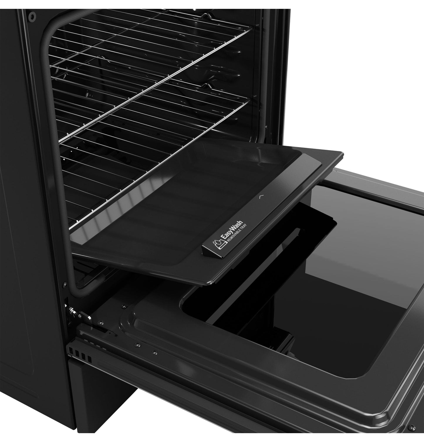 GE APPLIANCES GGS600AVDS GE(R) 30" Slide-In Front-Control Convection Gas Range with No Preheat Air Fry and EasyWash(TM) Oven Tray - GGS600AVDS-KT