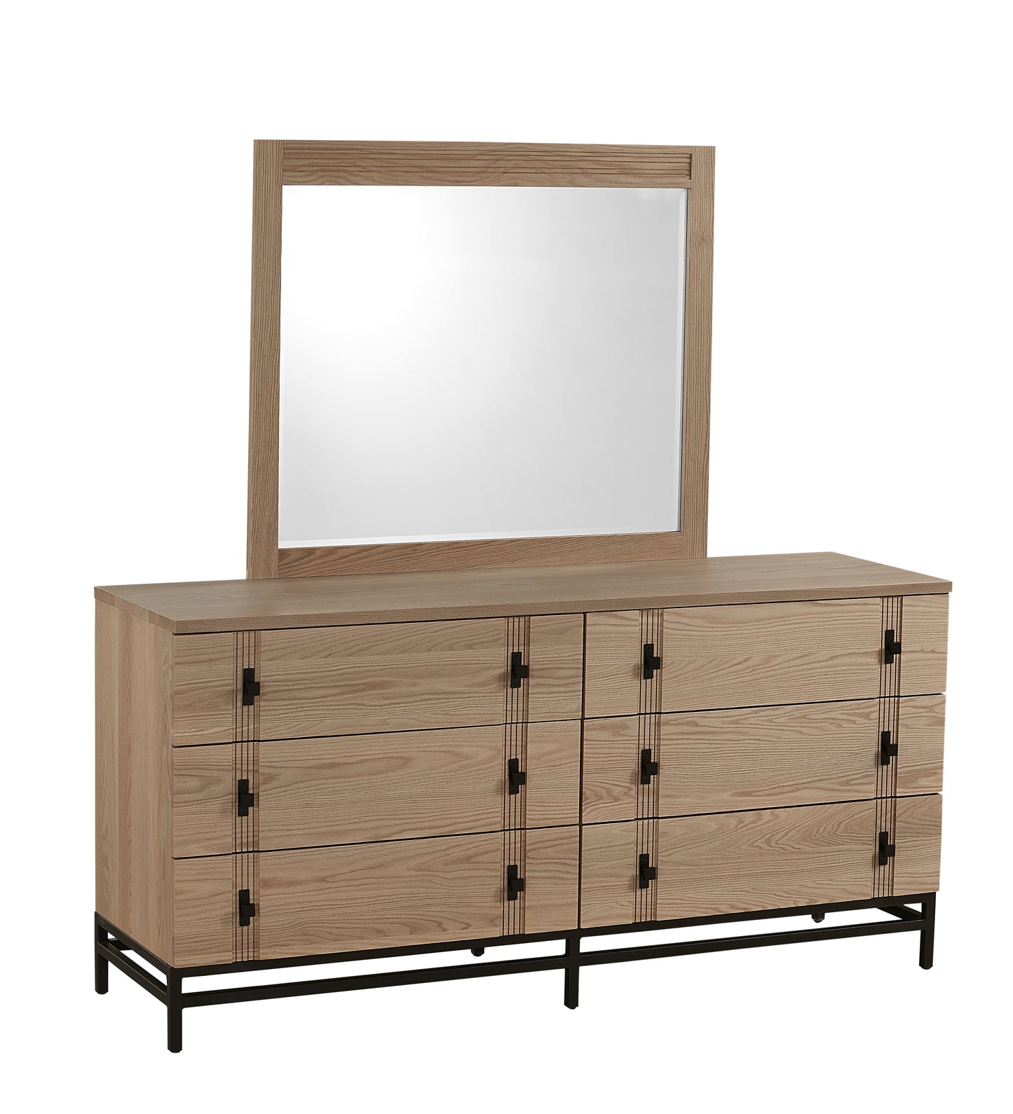 QW Amish Abshire 6 Drawer Dresser with Optional Mirror - 194W-ABD66