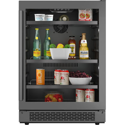 Avallon 24 Inch Wide 149 Can Capacity Undercounter Beverage Cooler - ABR242BLSS - ABR242BLSS
