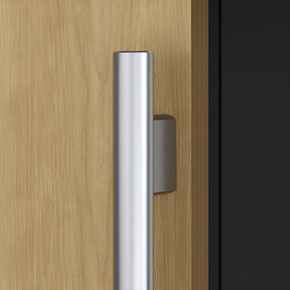 Avallon 24 Inch Wide 140 Can Energy Efficient Beverage Center with LED Lighting, Double Pane Glass, Touch Control Panel and Left Swing Door - ABR242PRGLH