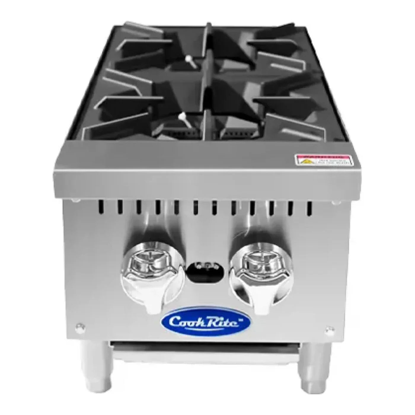 Atosa ACHP-2 12" Heavy Duty Countertop Range, Hot Plate with 2 Burners 64,000 BTU - ACHP-2