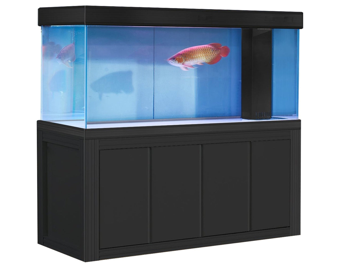 Aqua Dream 230 Gallon Tempered Glass Aquarium Black Premium - AD-1760-BP