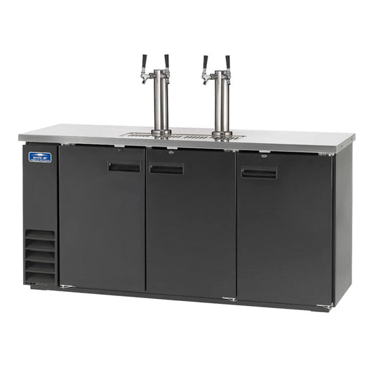 Arctic Air ADD72R-2 72" Kegerator,  Direct Draw Double Door Beer Refrigerator - ADD72R-2