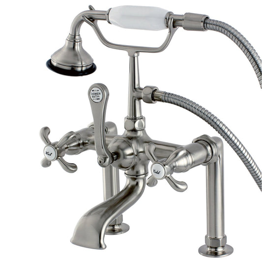 Eden Bath Kingston Brass Aqua Eden AE104T1PKL Duchess Deck Mount Clawfoot Tub Faucet in Polished Chrome - AE104T1PKL