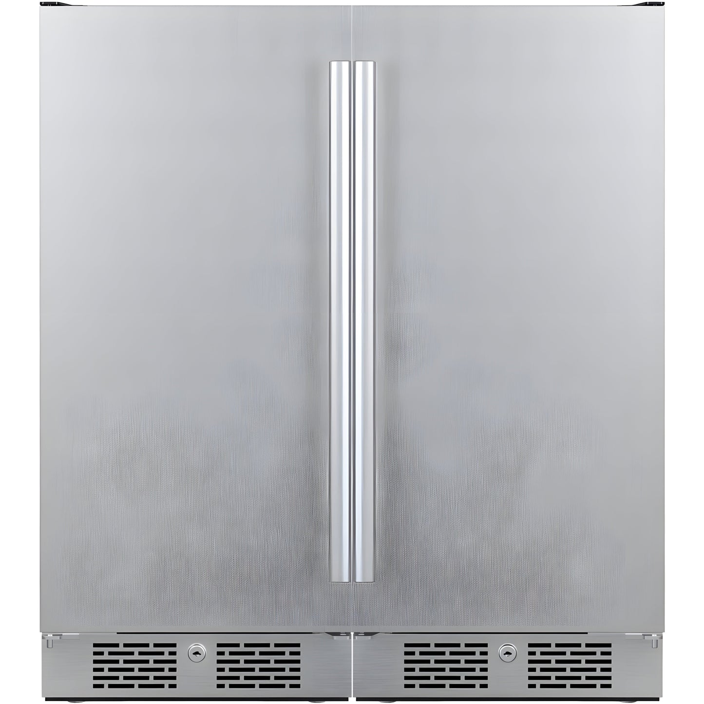 Avallon 30 Inch Wide 6.7 Cu. Ft. Built-In or Free Standing Side by Side Dual Compact Refrigerator - AFR152SSDUAL