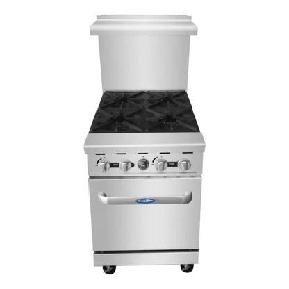 Atosa AGR-4B-LP 24 " CookRite Range Liquid Propane Gas, 4 Burners - AGR-4B-LP