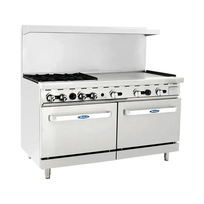 Atosa AGR-4B36G-NG 60" CookRite Range Natural Gas with 36" Griddle - AGR-4B36G-NG