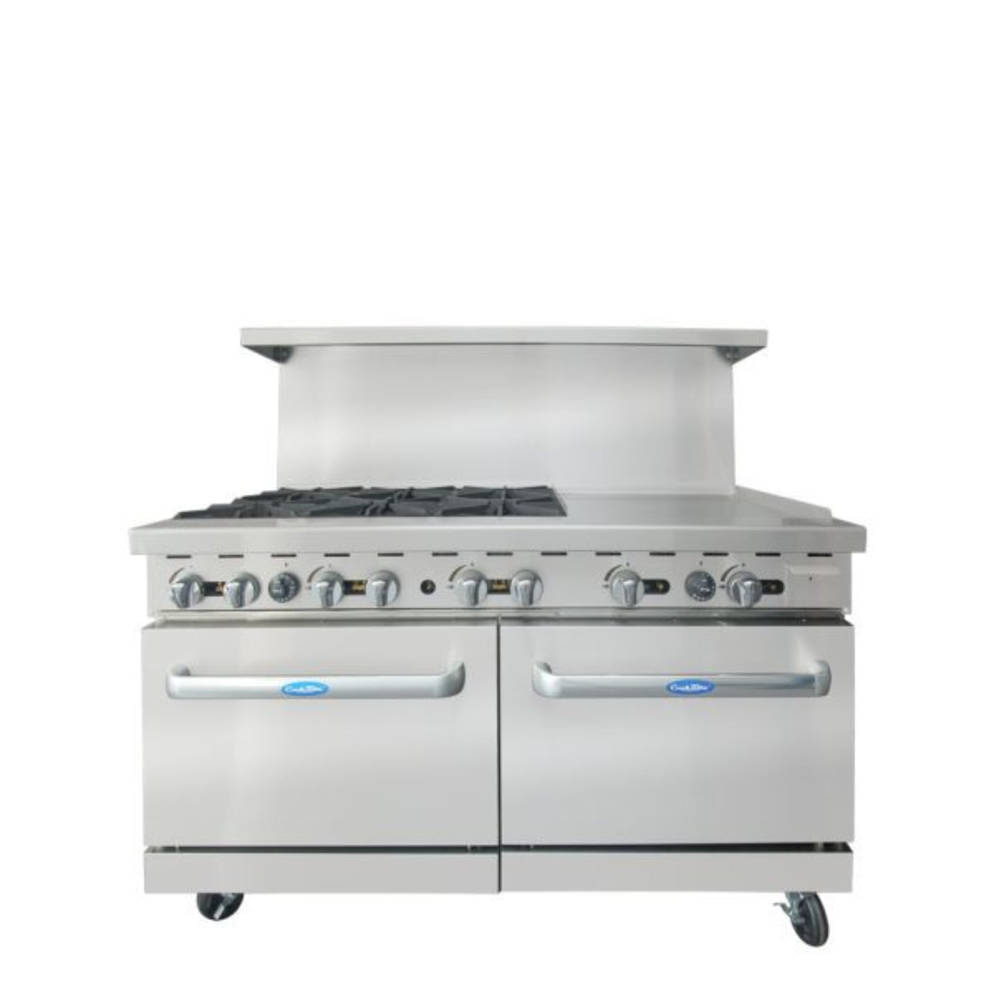 Atosa AGR-6B24G-NG 60" CookRite Range Natural Gas with 24" Griddle - AGR-6B24G-NG