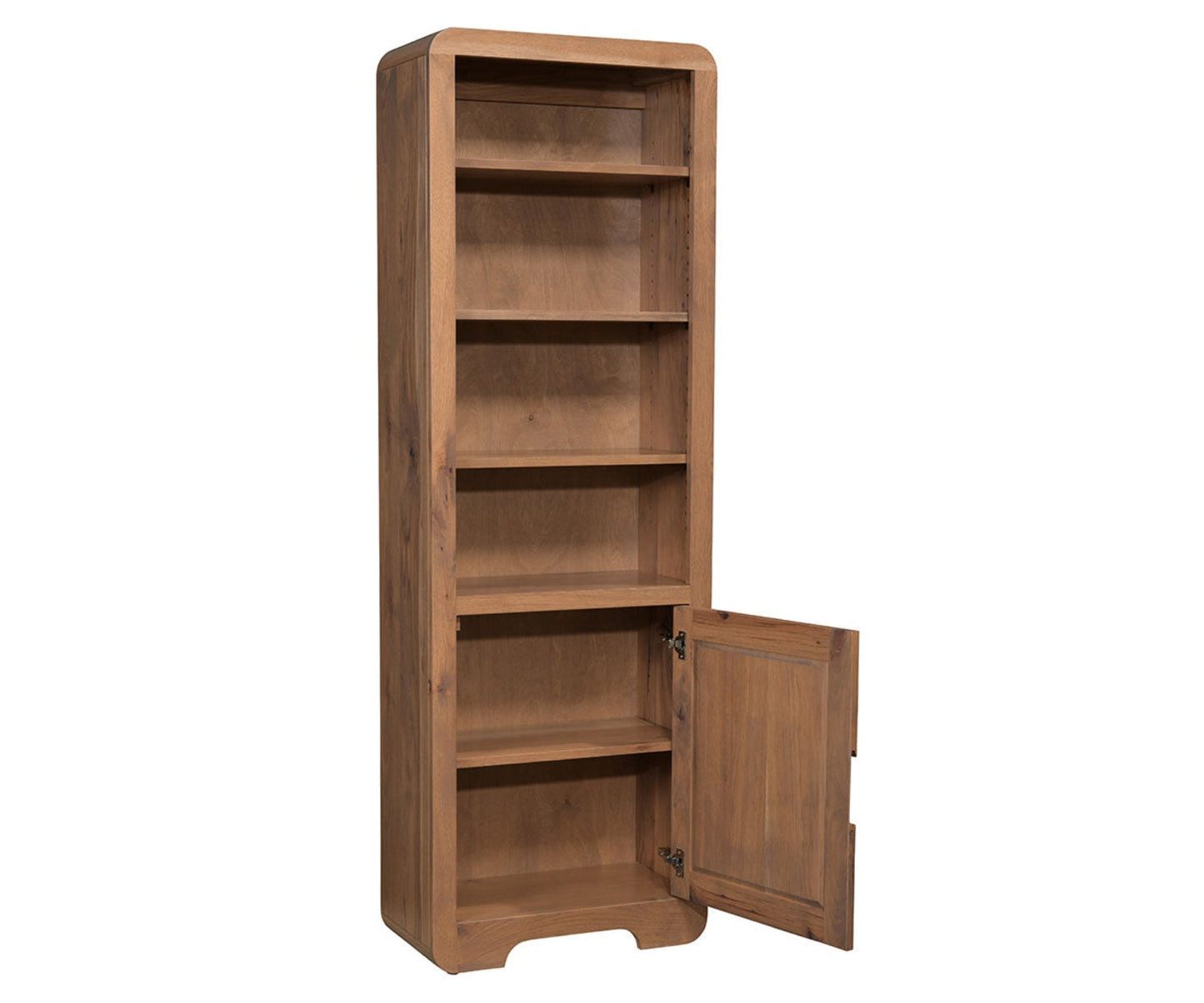 QW Amish Europa Bookcase with Door 24"x72" - 184O-EUR-2472-D