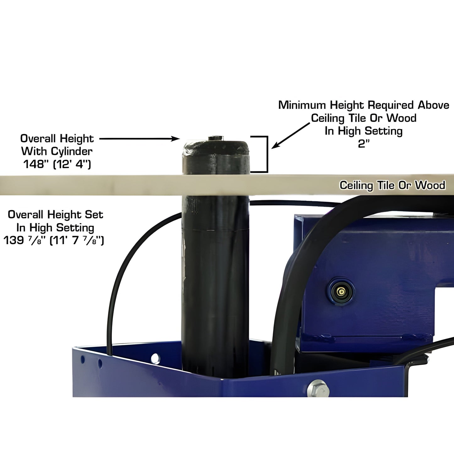 Atlas Platinum PVL10 ALI  10,000 lb Overhead 2 Post Lift - ATEAP-PVL10-FPD