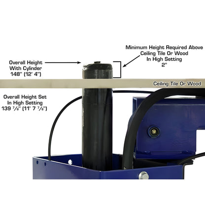 Atlas Platinum PVL10 ALI  10,000 lb Overhead 2 Post Lift - ATEAP-PVL10-FPD