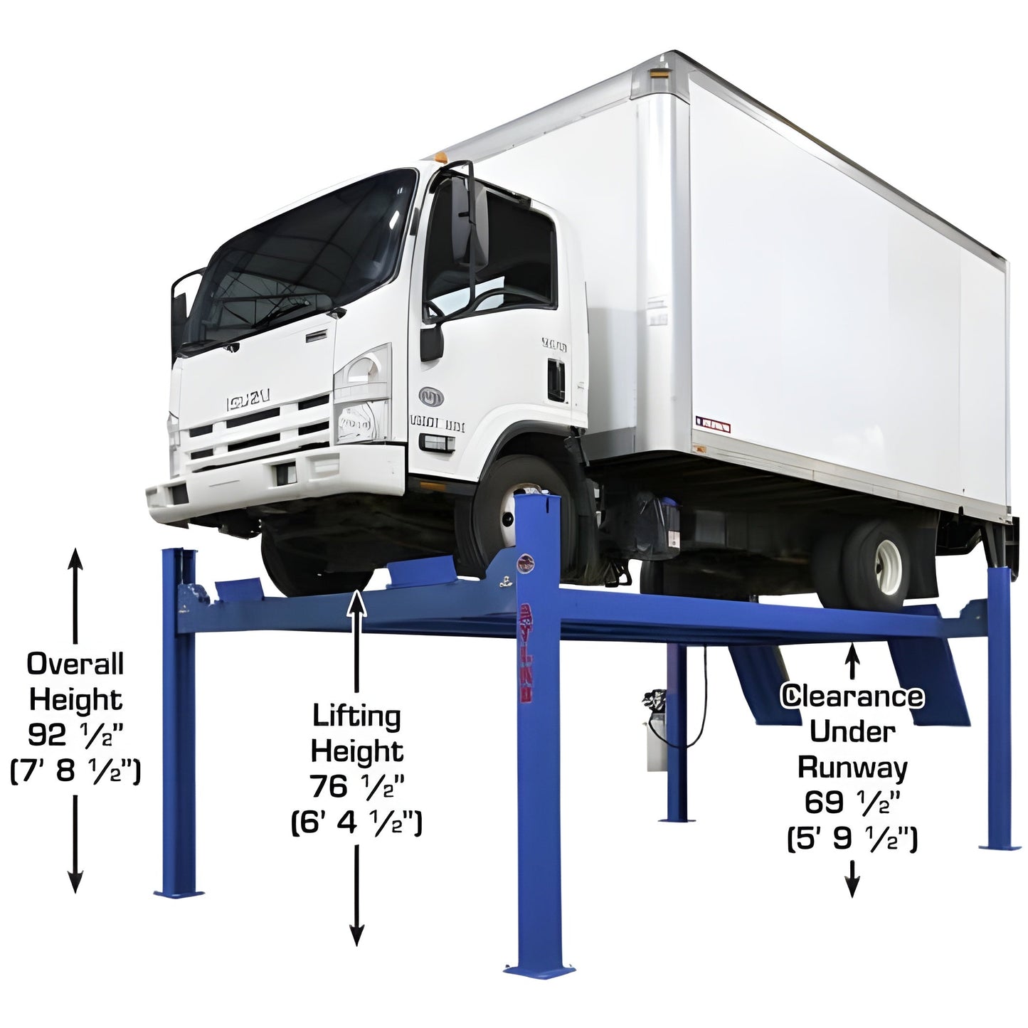 Atlas Platinum PVL14 4 Post Lift + RJ7000 Rolling Jacks ALI Certified Combo - ATEAP-PVL14-COMBO-FPD