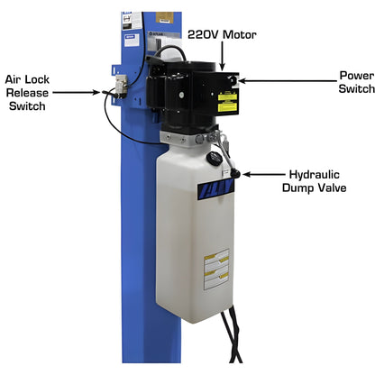 Atlas Platinum PVL14 4 Post Lift + RJ7000 Rolling Jacks ALI Certified Combo - ATEAP-PVL14-COMBO-FPD