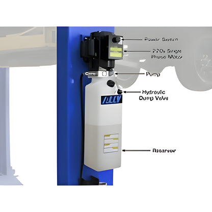 Atlas Platinum PVL9BP  9,000 lb Baseplate 2 Post Lift - ATEAP-PVL9BP-FPD