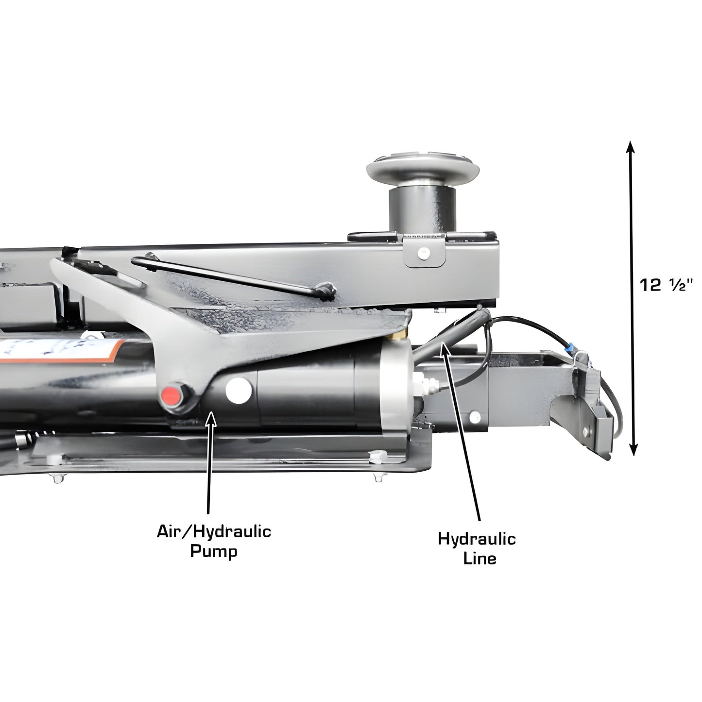 Atlas Platinum RJ7000 ALI 7,000 lb. Capacity Rolling Jack - ATEAP-RJ7000-FPD