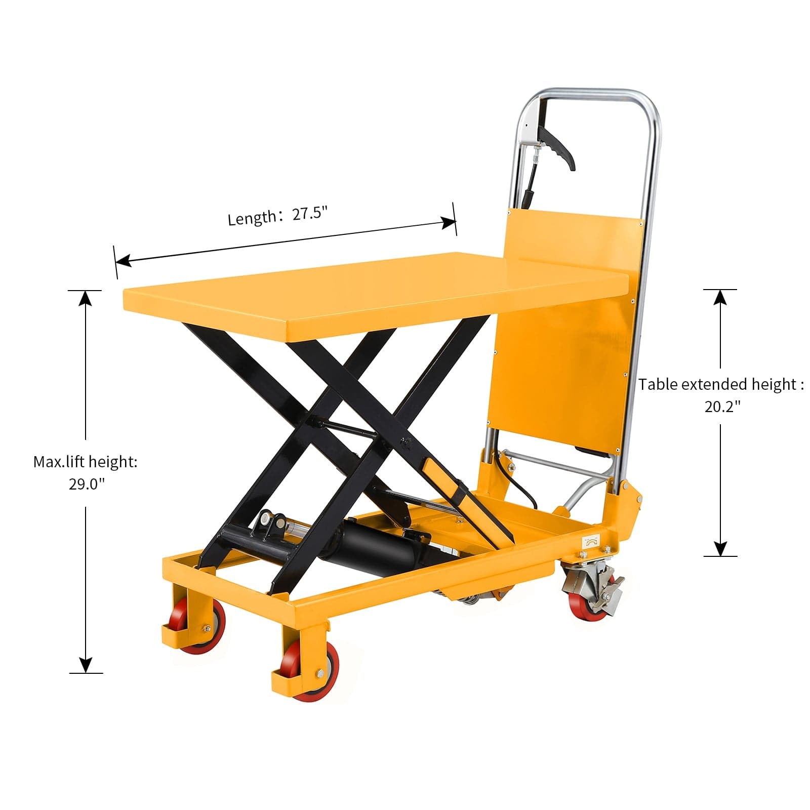 Apollolift Single Scissor Lift Table 330 lbs. 29" lifting height - A-2016 - Backyard Provider