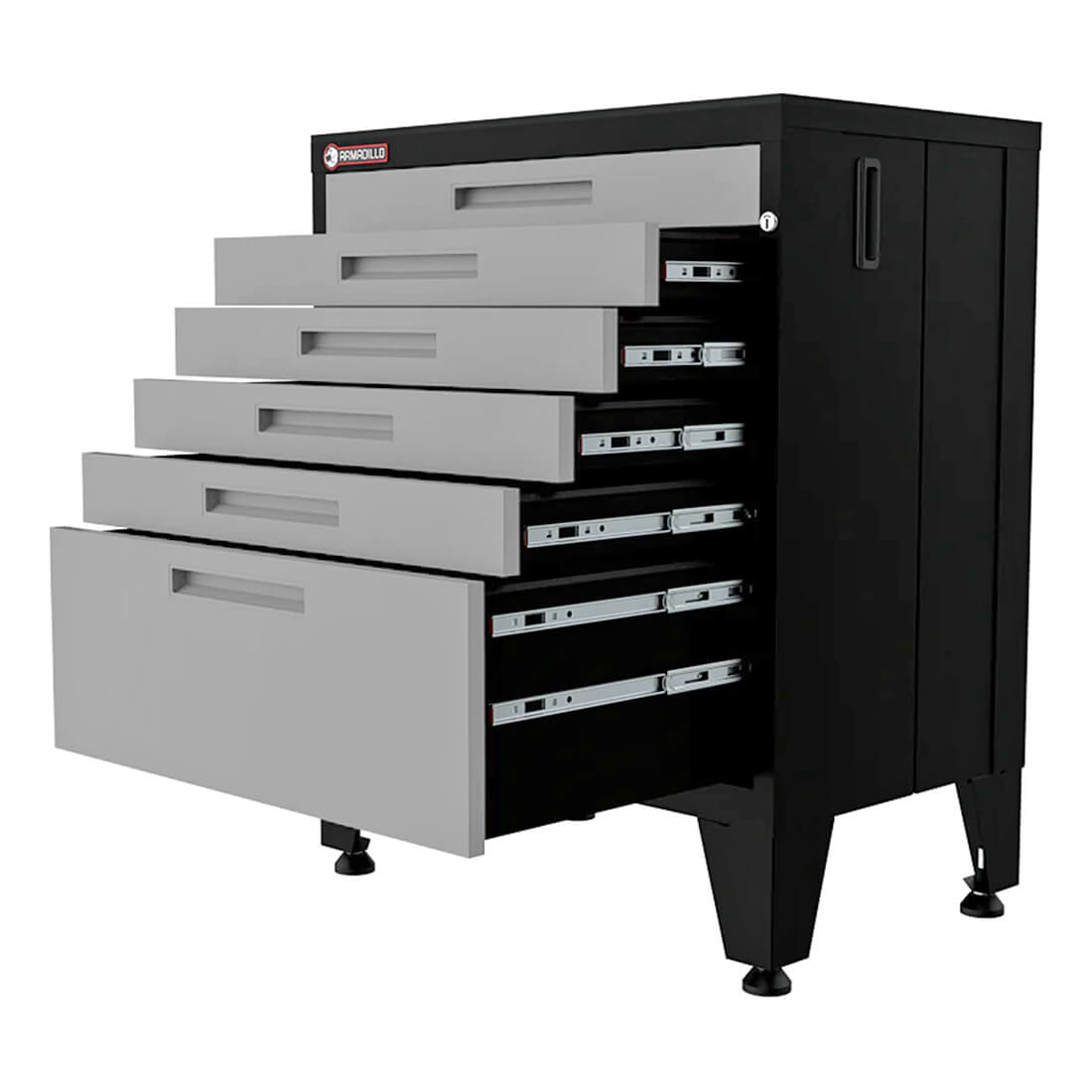 Armadillo Tough Grey 14-Piece Garage Cabinet Configuration with Levelers - AR14PC103G