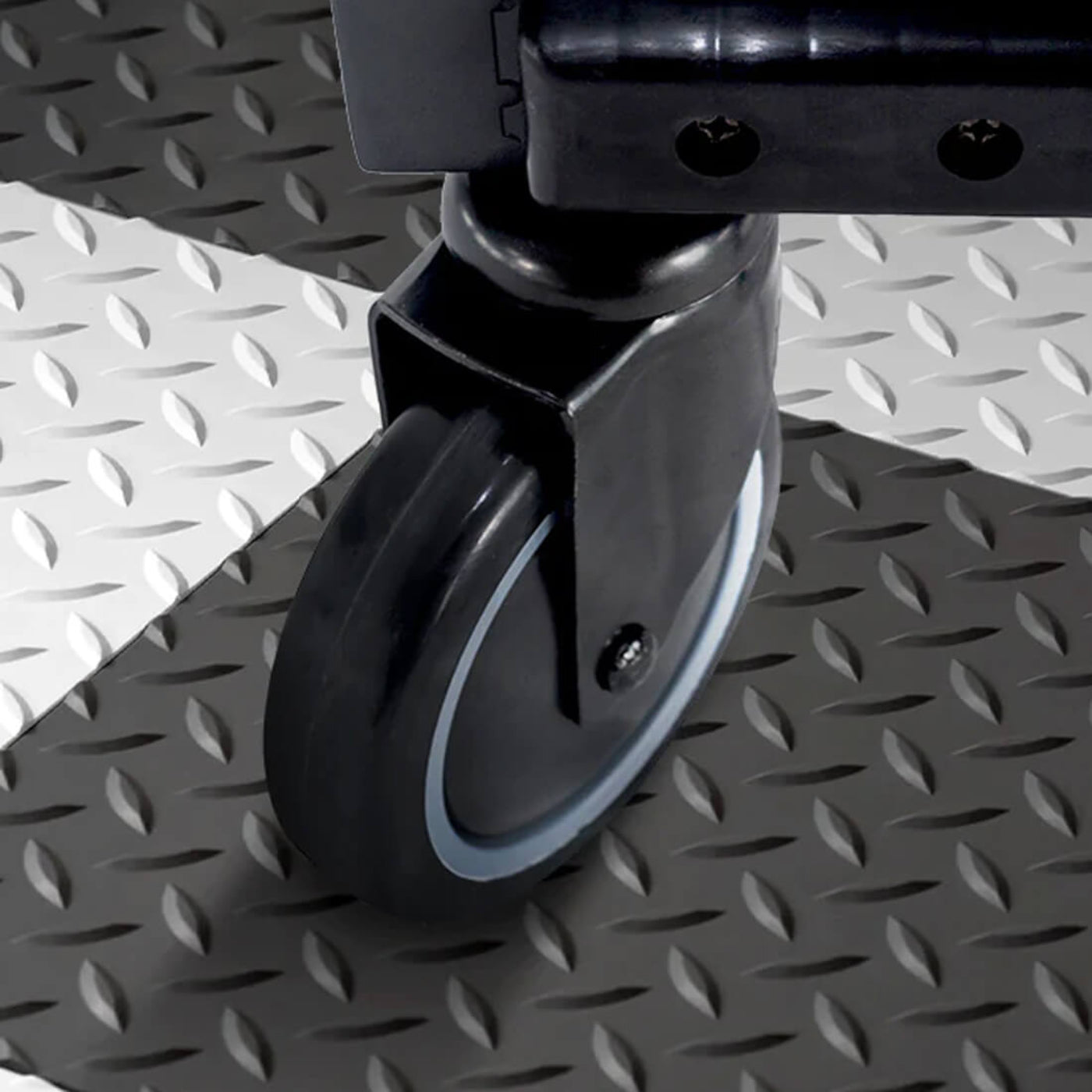 Armadillo Tough Grey 4-Piece Garage Cabinet Set with Levelers and Casters - AR4PC12G