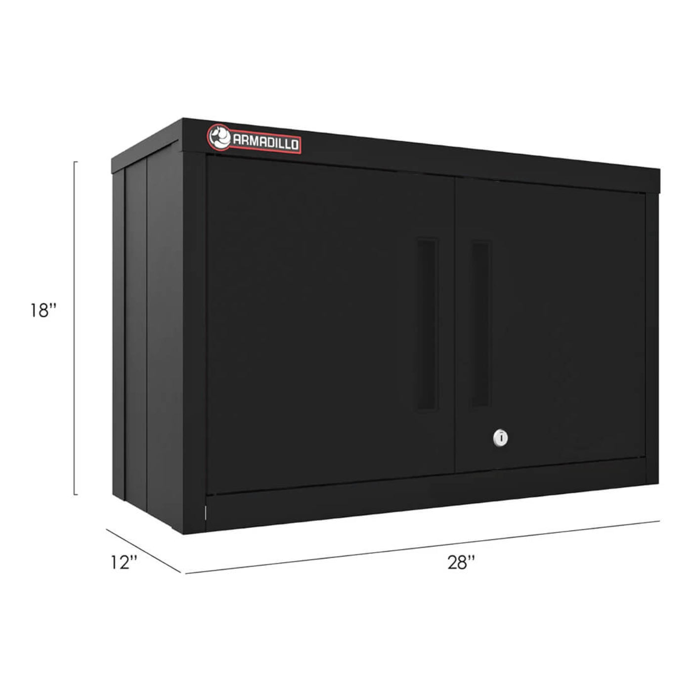Armadillo Tough Black Wall Cabinet (4-Pack) - AR4PC62B
