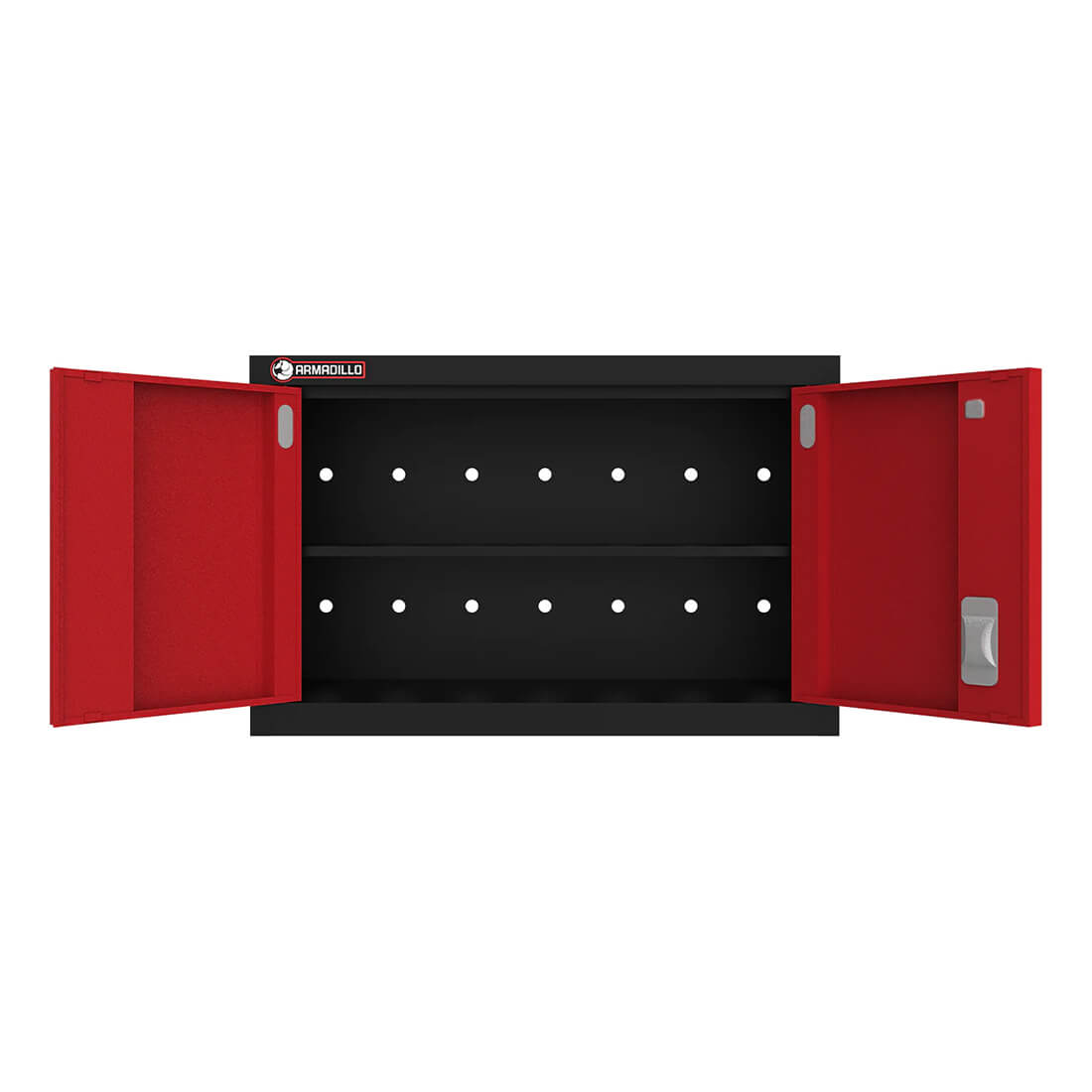 Armadillo Tough Red 7-Piece Garage Cabinet Storage System with Levelers - AR7PC104R