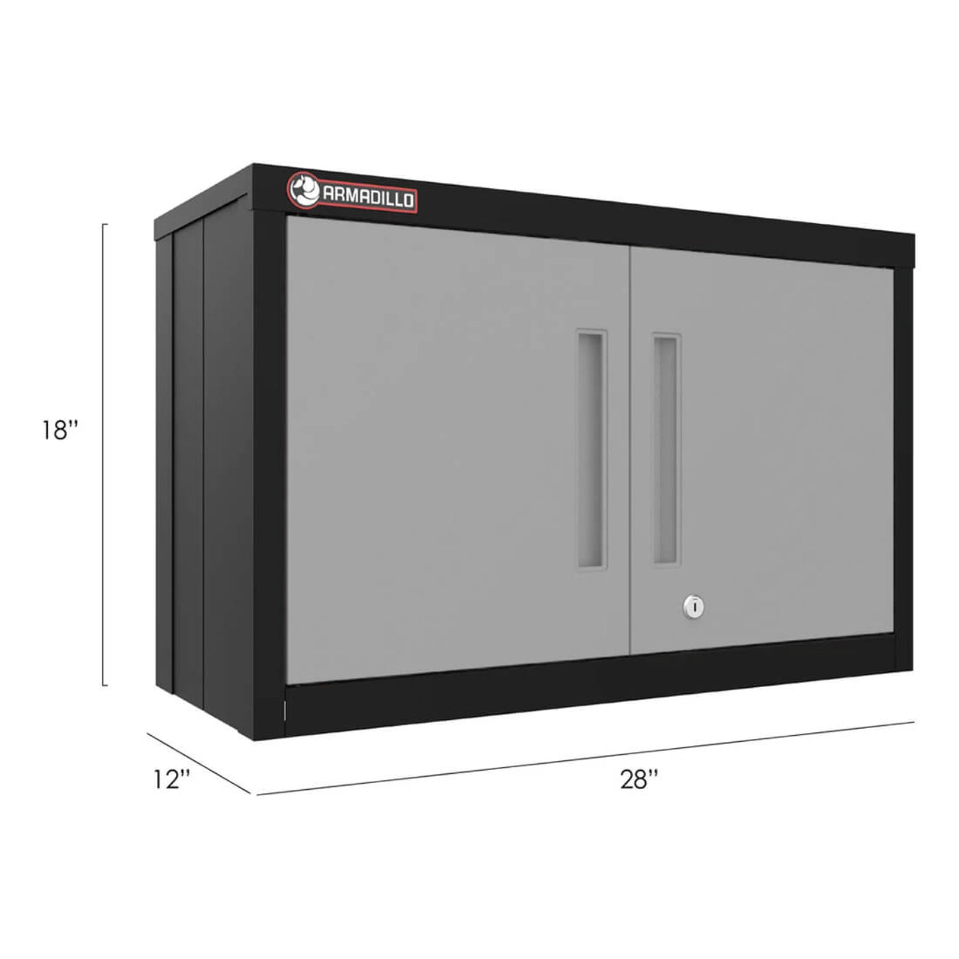 Armadillo Tough Grey 7-Piece Garage Cabinet Configuration with Levelers and Casters - AR7PC20G