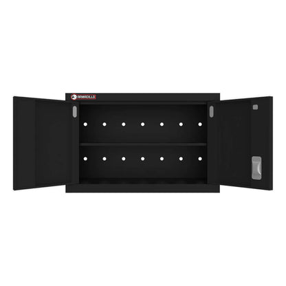 Armadillo Tough Black Wall Cabinet (7-Pack) - AR7PC65B