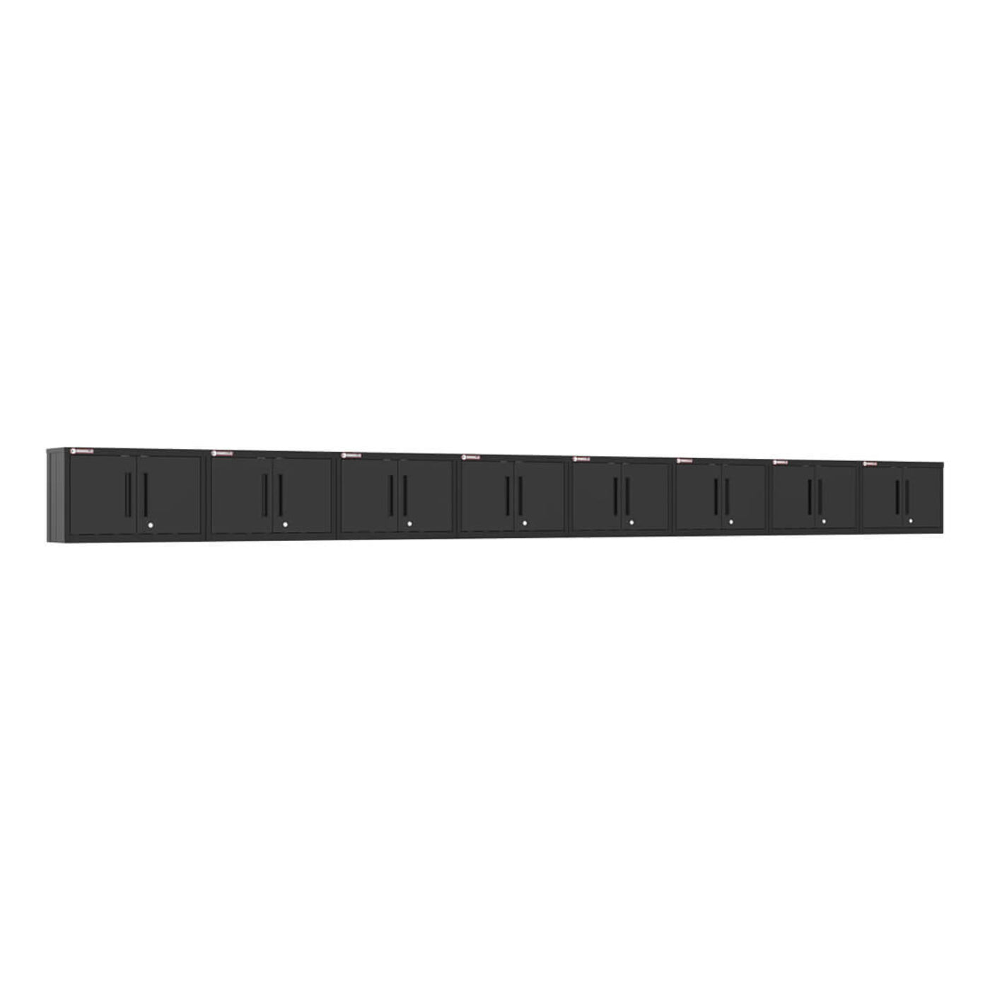 Armadillo Tough Black Wall Cabinet (7-Pack) - AR7PC65B