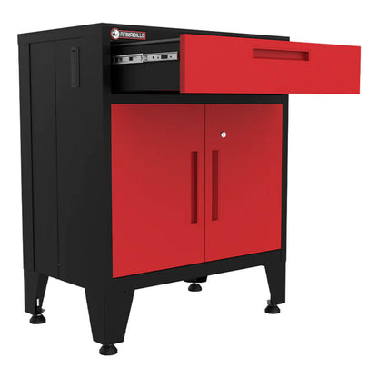 Armadillo Tough Red 9-Piece Garage Cabinet Kit with Levelers - AR9PC26R