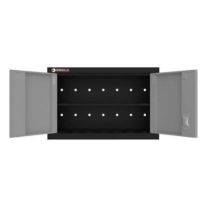 Armadillo Tough Grey 9-Piece Garage Cabinet Storage System with Levelers - AR9PC97G