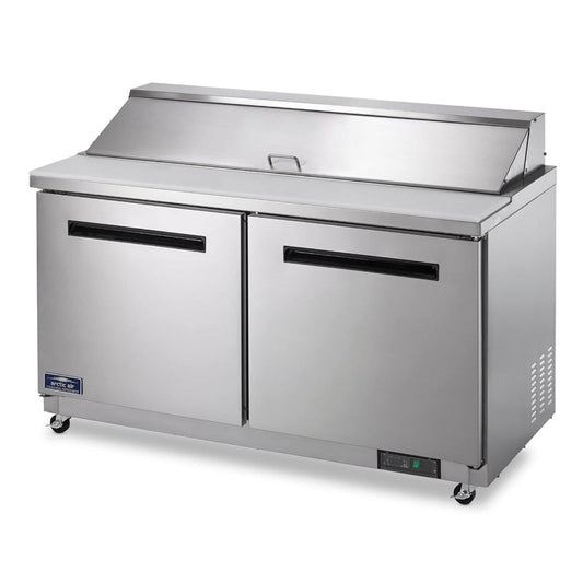 Arctic Air AST60R 60" Double Door Sandwich/ Salad Prep Table - AST60R