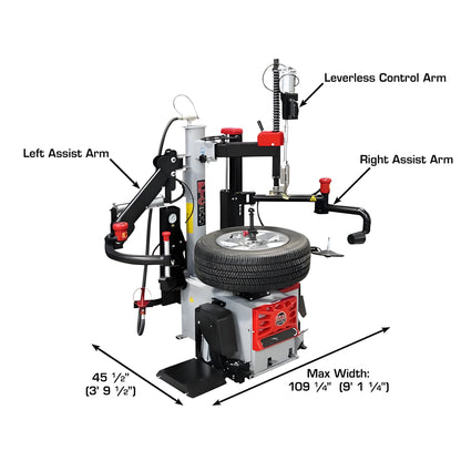 Atlas Platinum PTC500 Center Post Tire Changer w/ Assist Arms - ATEAP-PTC500-FPD