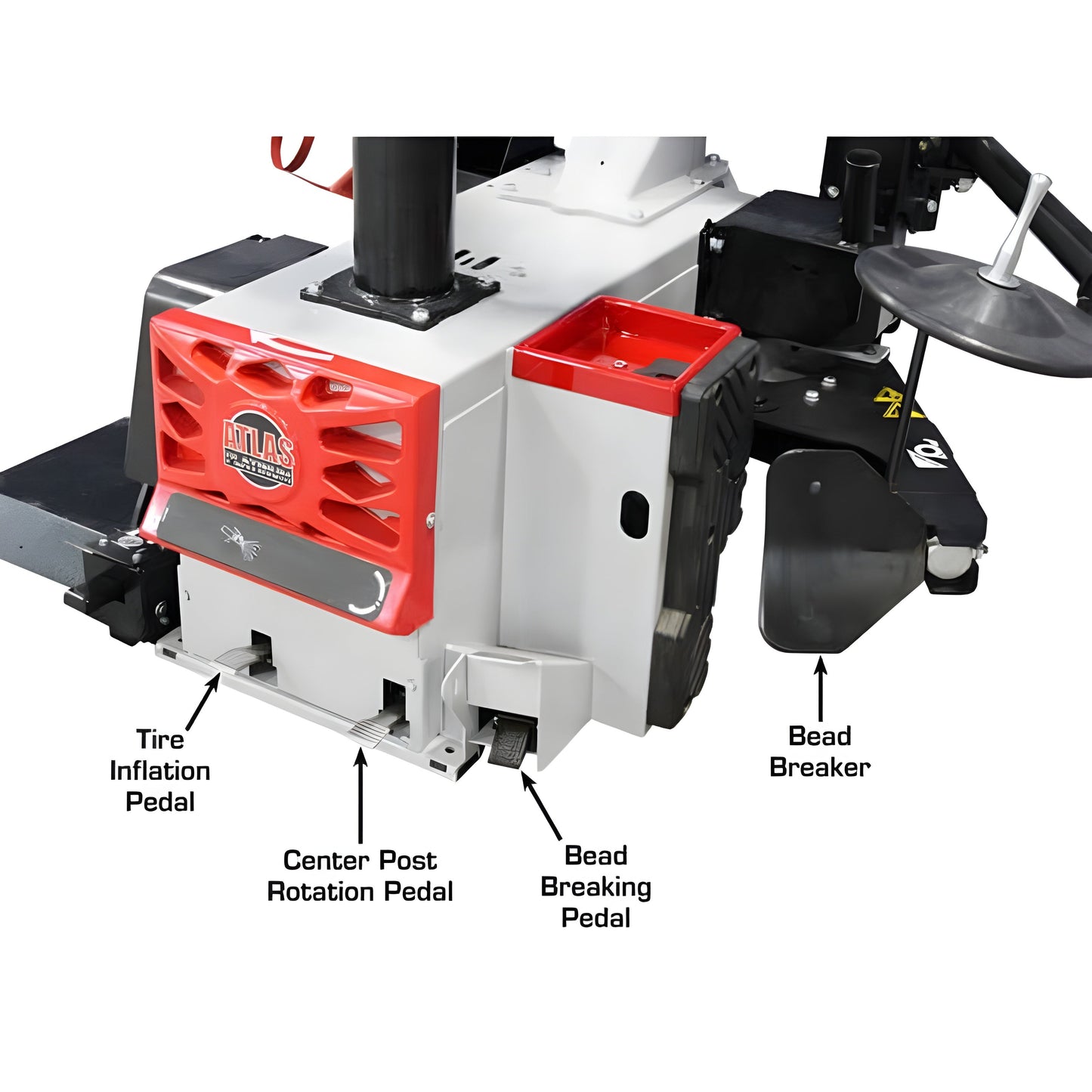 Atlas Platinum PTC500 Center Post Tire Changer w/ Assist Arms - ATEAP-PTC500-FPD