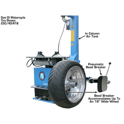 Atlas TC289 Tire Changer + WB11 Deluxe Motorcycle Wheel Balancer Combo Package - ATETCWB-MC-COMBO2-FPD