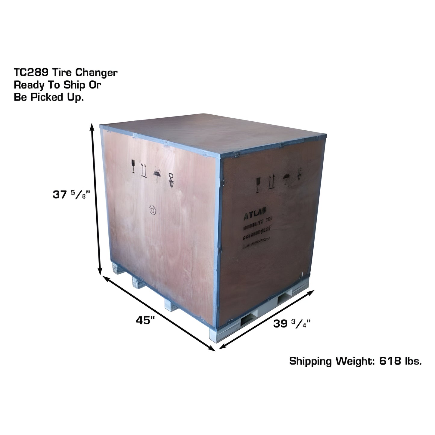 Atlas TC289 Tire Changer + WB11 Deluxe Motorcycle Wheel Balancer Combo Package - ATETCWB-MC-COMBO2-FPD