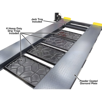 Atlas PREMIUM 408SL 4 Post Lift + RJ35 Sliding Jacks Combo - ATEATTD-408SL-COMBO-FPD