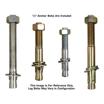 Atlas Platinum PVL14 4 Post Lift + RJ7000 Rolling Jacks ALI Certified Combo - ATEAP-PVL14-COMBO-FPD