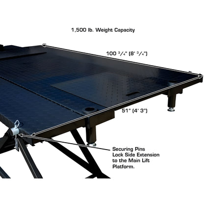 Atlas LR06 6,000 lb Portable Low Rise Lift - ATEATTD-LR06-FPD