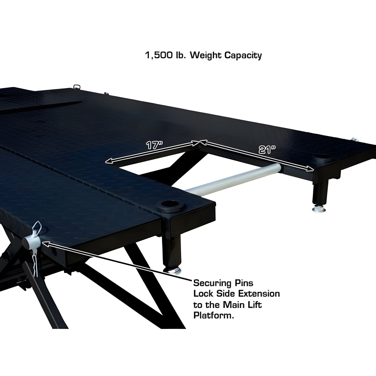 Atlas HI-RISE 1500 Motorcycle/ATV Lift - ATEHT1005-KIT-FPD