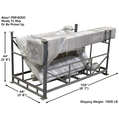 Atlas PSP-6000 6,000 lb Portable Single Post Lift - ATEXH-PSP-6000-FPD