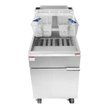 Atosa ATFS-75-LP 75 lb, CookRite Fryer Liquid Propane Gas Floor Model - ATFS-75-LP