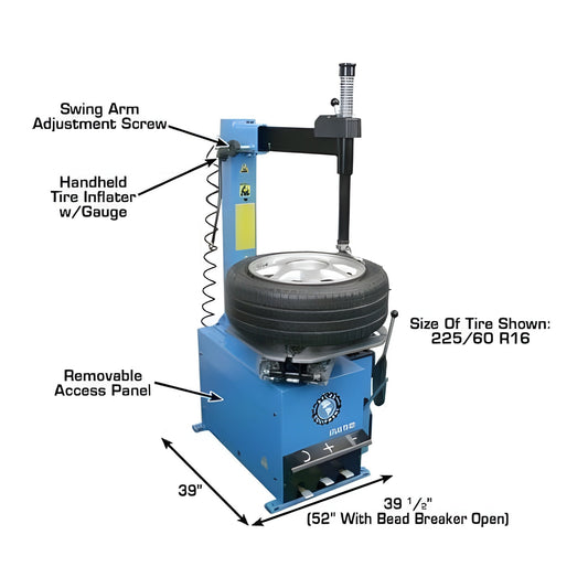 Atlas TC221 Rim-Clamp Tire Changer - ATEATTC221-FPD