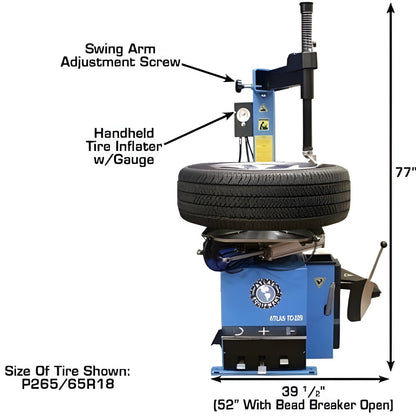 Atlas TC229 Tire Changer + WB11 Wheel Balancer Combo Package - ATETCWB-COMBO1-FPD