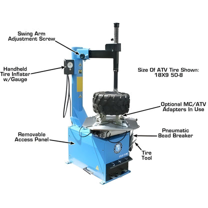 Atlas TC289 Extra Large Rim-Clamp Tire Changer - ATEATTC289-FPD