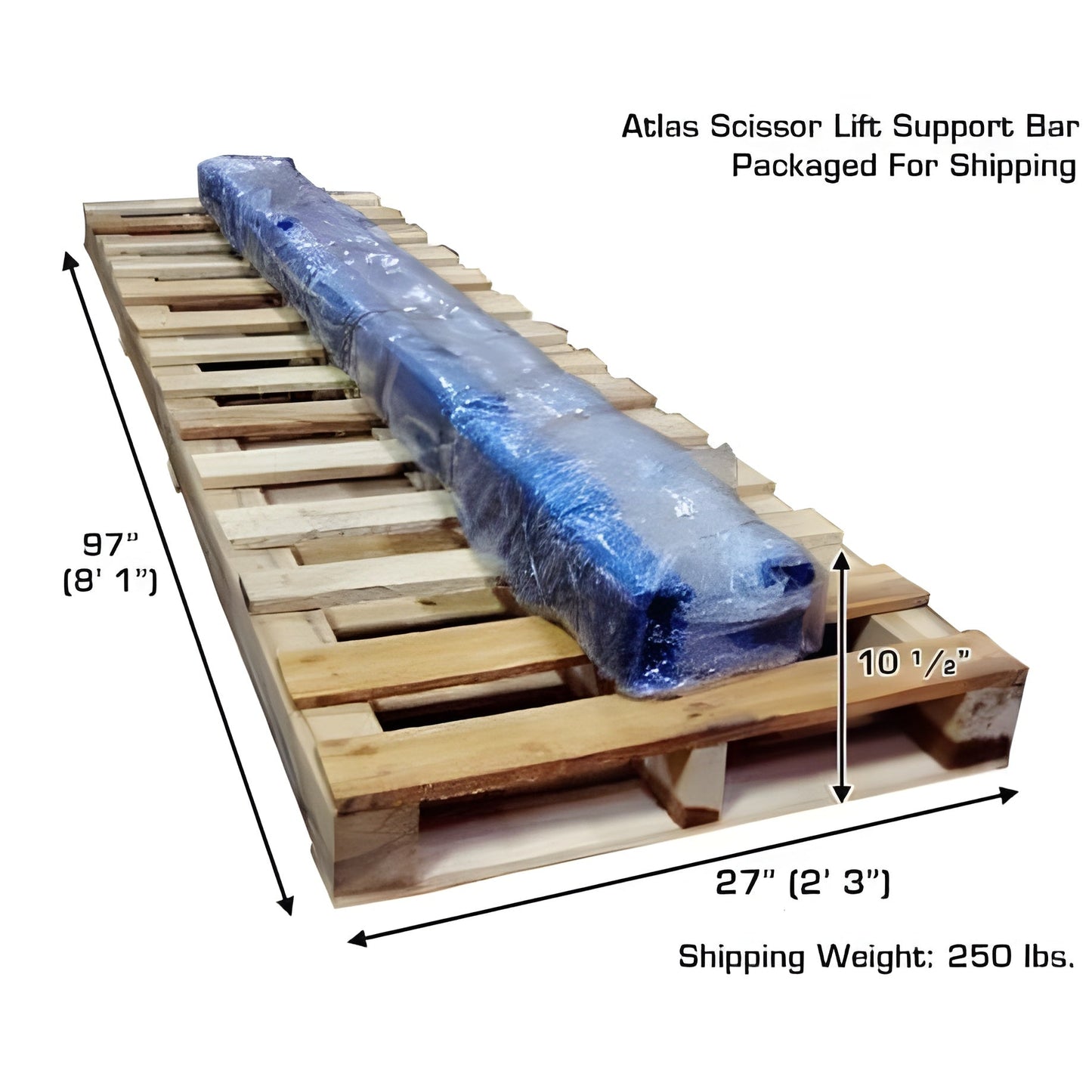 Atlas Scissor Lift Support Bar Kit - ATEATTD-SUPRTBR-FPD
