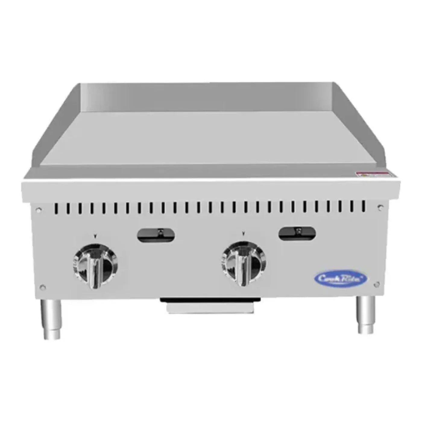 Atosa ATTG-24 24" Gas Countertop Griddle with Thermostatic Controls 50,000 BTU - ATTG-24