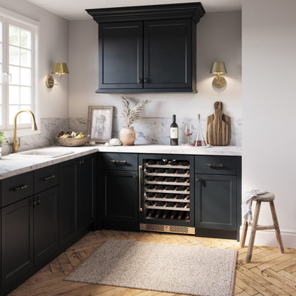 Avallon 24 Inch Wide 53 Bottle Capacity Single Zone Wine Cooler with Left Swing Door - AWC242SPRGLH