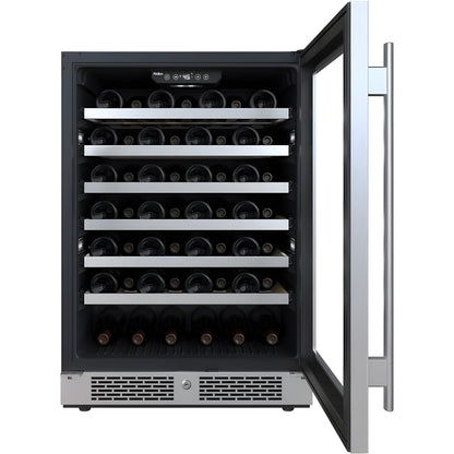 Avallon 24 Inch Wide 53 Bottle Capacity Single Zone Wine Cooler with Right Swing Door - AWC242SZRH