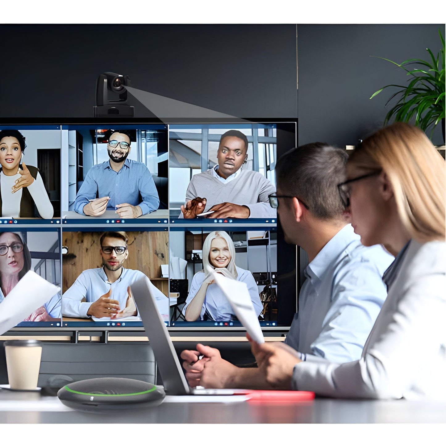 AVer- PTR323NV2 21X Auto Tracking PTZ Camera 4K, USB, POE+, HDMI, SDI, SRT, NDI - PTR323NV2